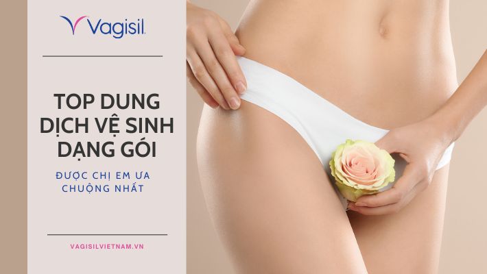 dung dịch vệ sinh phụ nữ dạng gói