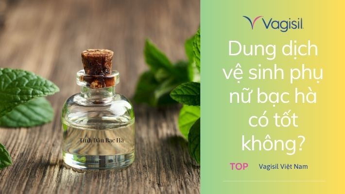 dung dịch vệ sinh phụ nữ bạc hà